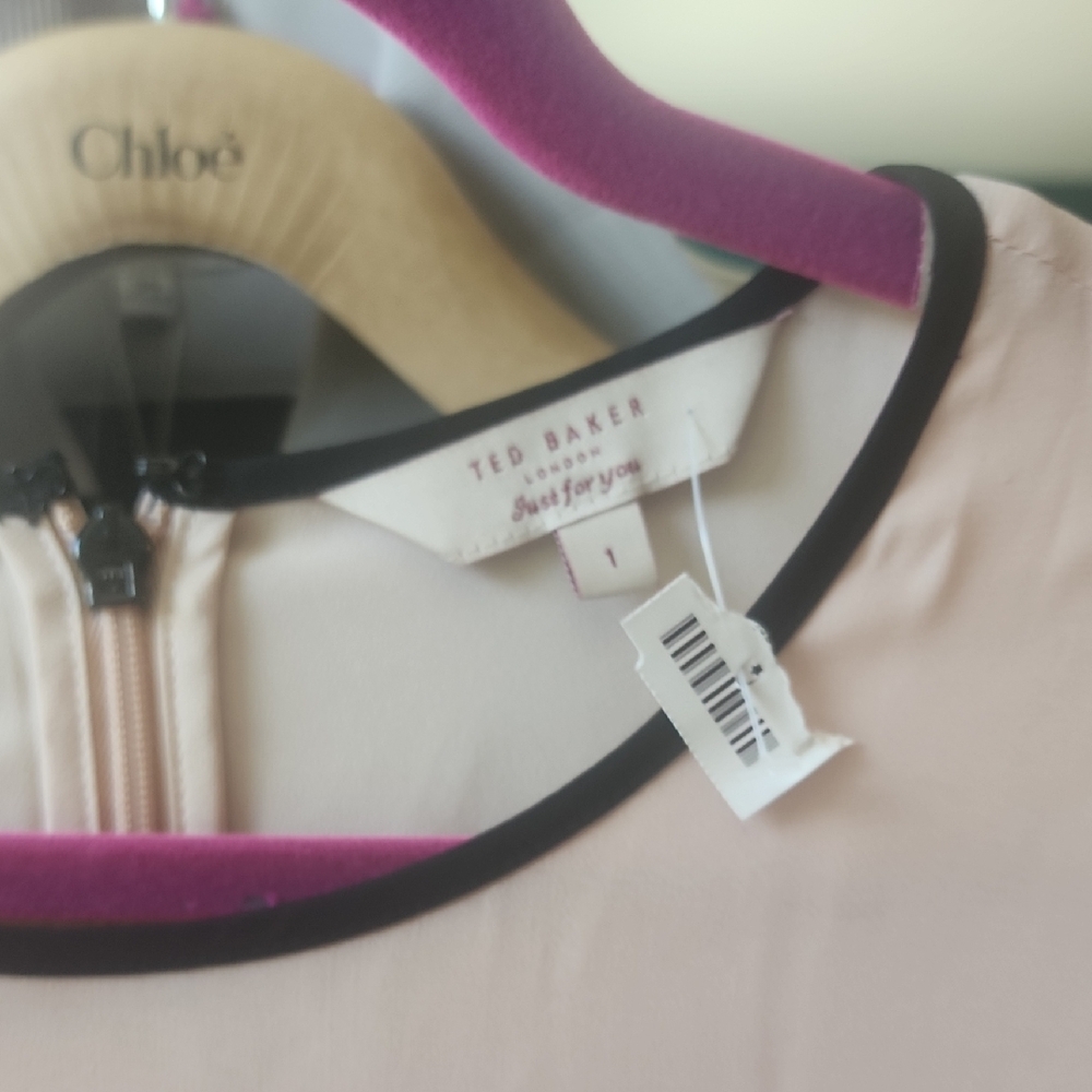 Ted Baker Ivory Top with Black Accents
